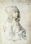 Albrecht Durer Self-Portrait at 13 oil painting on canvas